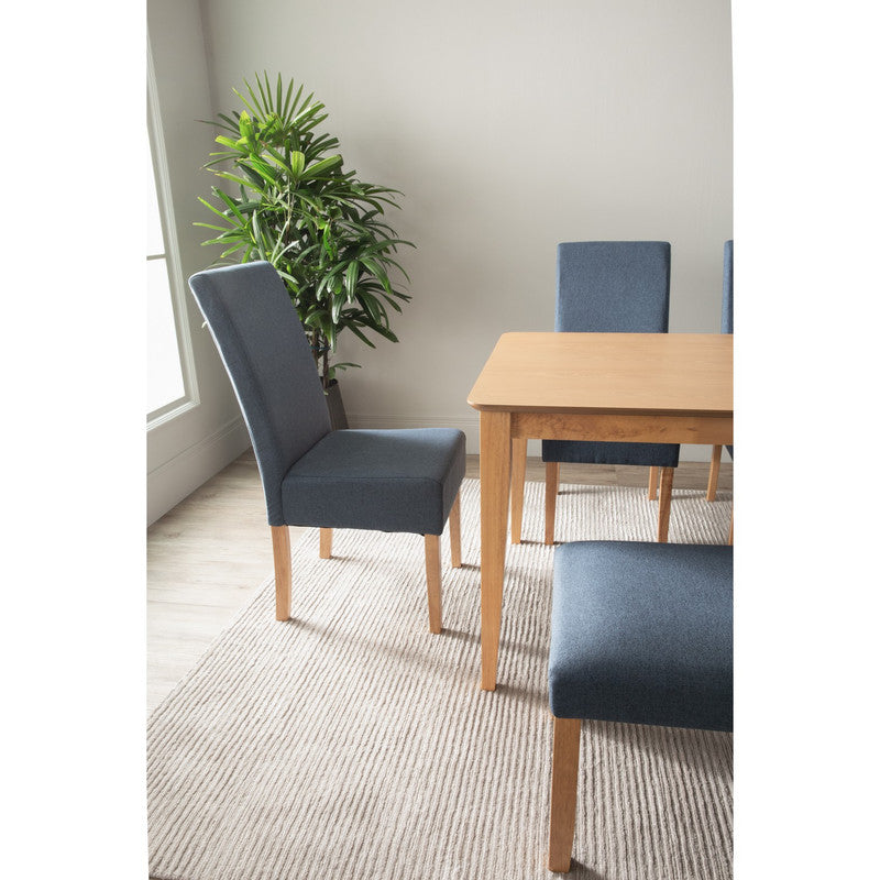 Allegro Fabric Dining Set – Natural