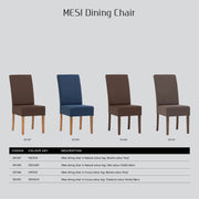 Mesi Fabric Dining Chair – Natural