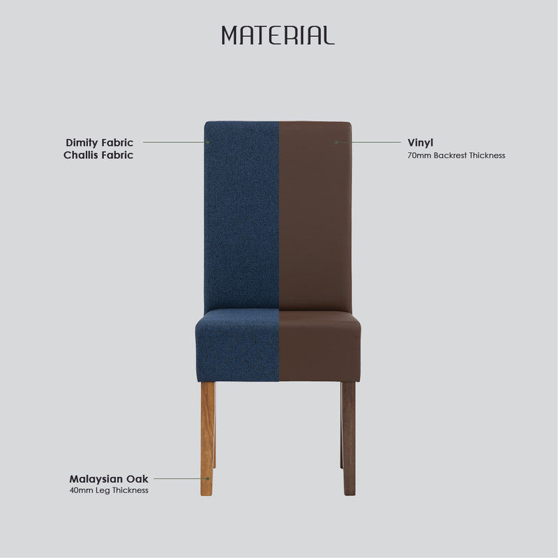 Mesi Fabric Dining Chair – Natural