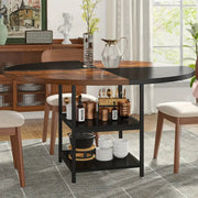 Nnetmlt Metal Dining Table – Brown