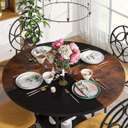 Nnetmlt Metal Dining Table – Brown