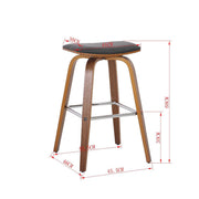 Cooper Bar Stool – Black