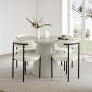 Asher Dining Table – Light Grey