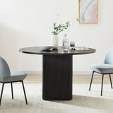 Tate 4 Seater Black Column Dining Table