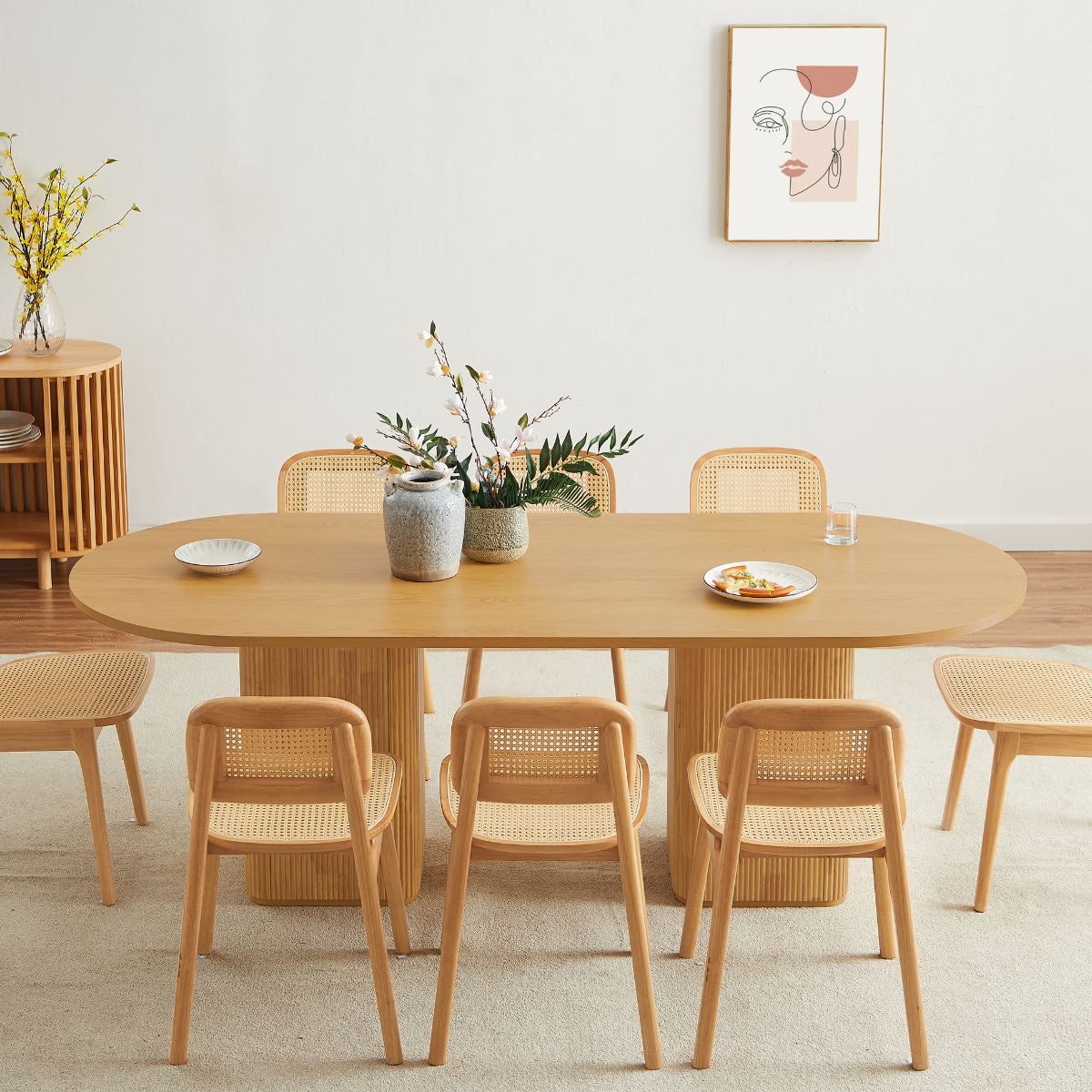 Tate Dining Table – Natural