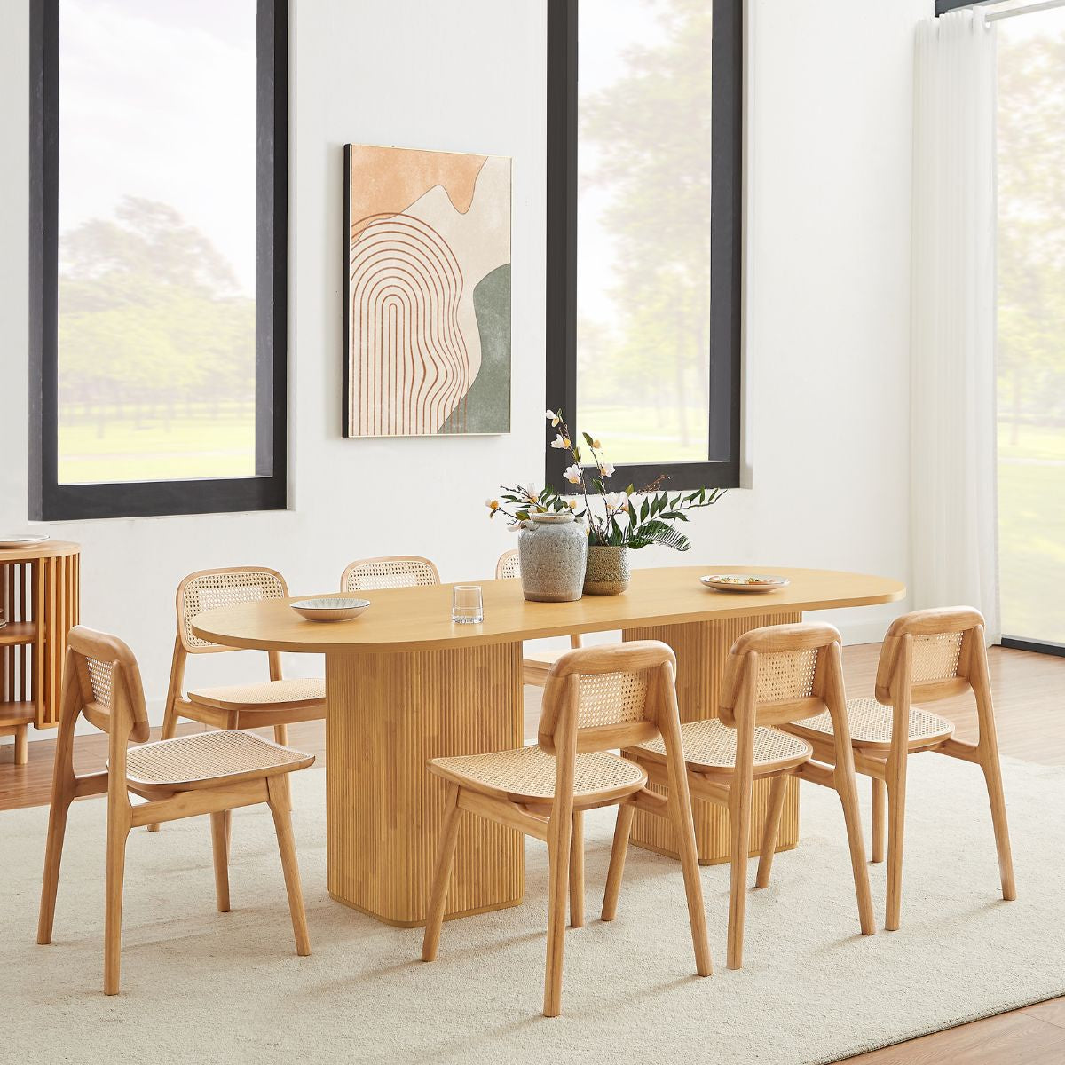 Tate Dining Table – Natural