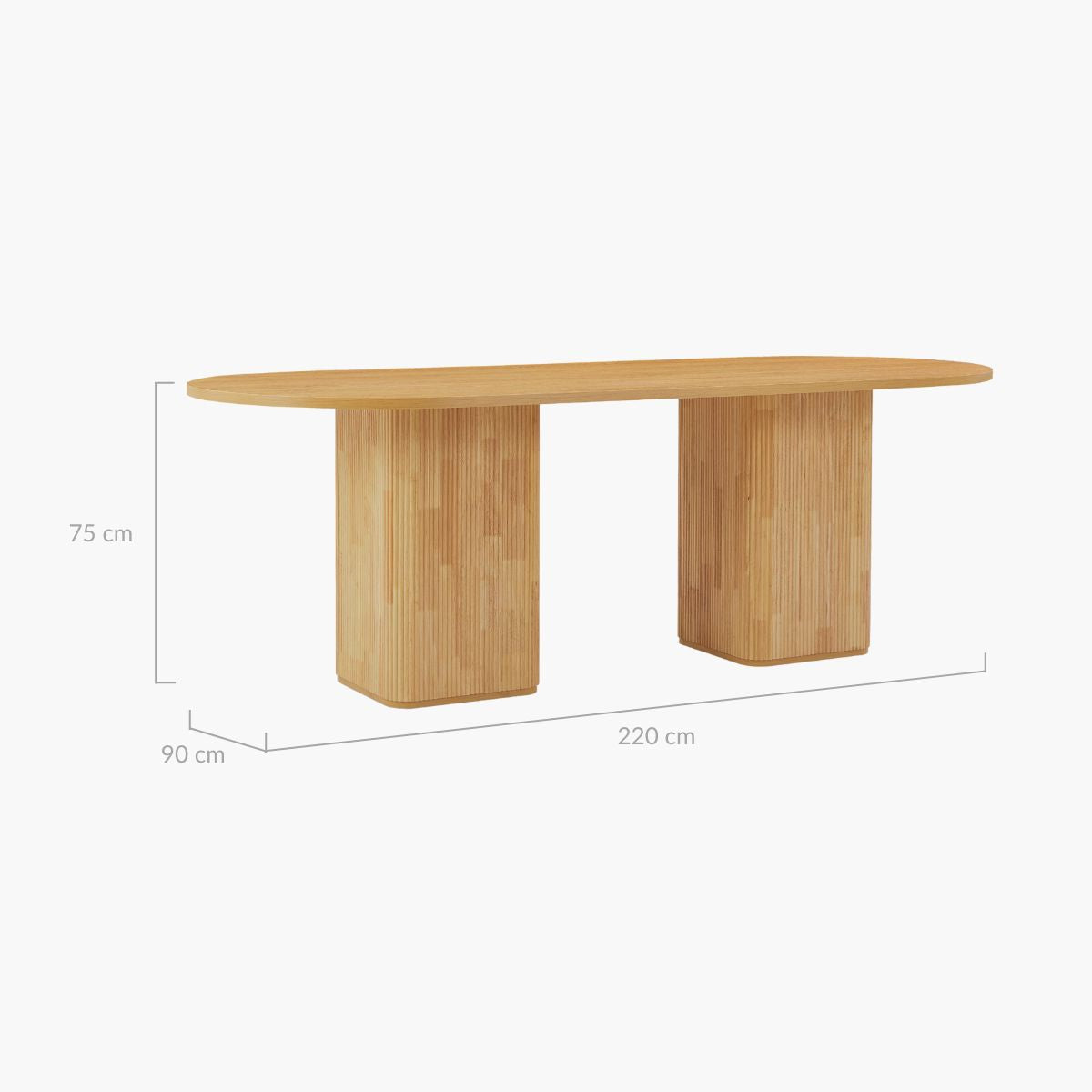 Tate Dining Table – Natural