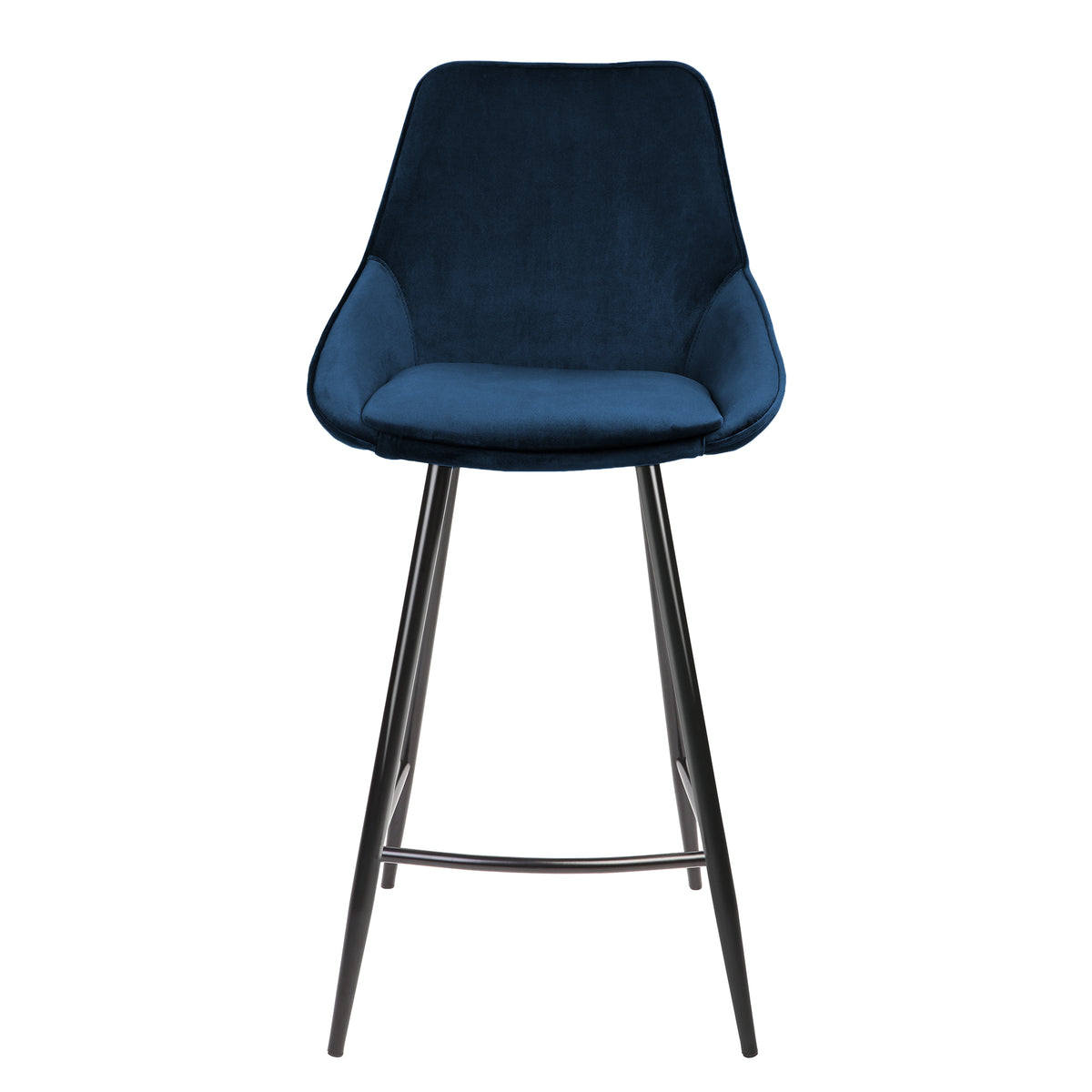 Zappa Velvet Bar Stool Set of 2