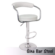 2 x GINA BAR STOOL WHITE - BSR