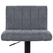 Set of 2 Kitchen Bar Stools Swivel Vintage Bar Stool PU Leather Gas Lift Chairs - BSR