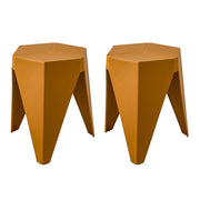 Tessera Outdoor Bar Stool Set of 2 – Yellow