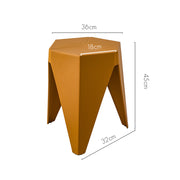 Tessera Outdoor Bar Stool Set of 2 – Yellow