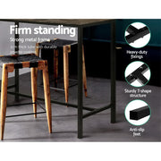 Aspen Bar Table & Stool Set – Brown