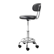 Blake PU Leather Vanity Stool Set of 2 – Black