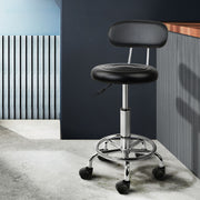 Blake PU Leather Vanity Stool Set of 2 – Black