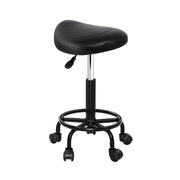 Berkley PU Leather Vanity Stool – Black