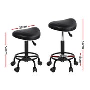 Berkley PU Leather Vanity Stool – Black