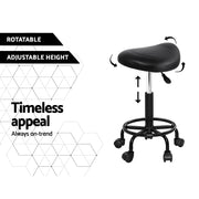 Berkley PU Leather Gas-Lift Swivel Bar Stool Set of 2 – Black