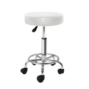 Bardon PU Leather Vanity Stool – White