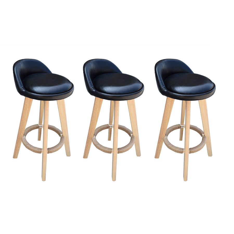 Phoenix Fabric Swivel Bar Stool – Cream
