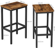 Asher Bar Stool – Brown