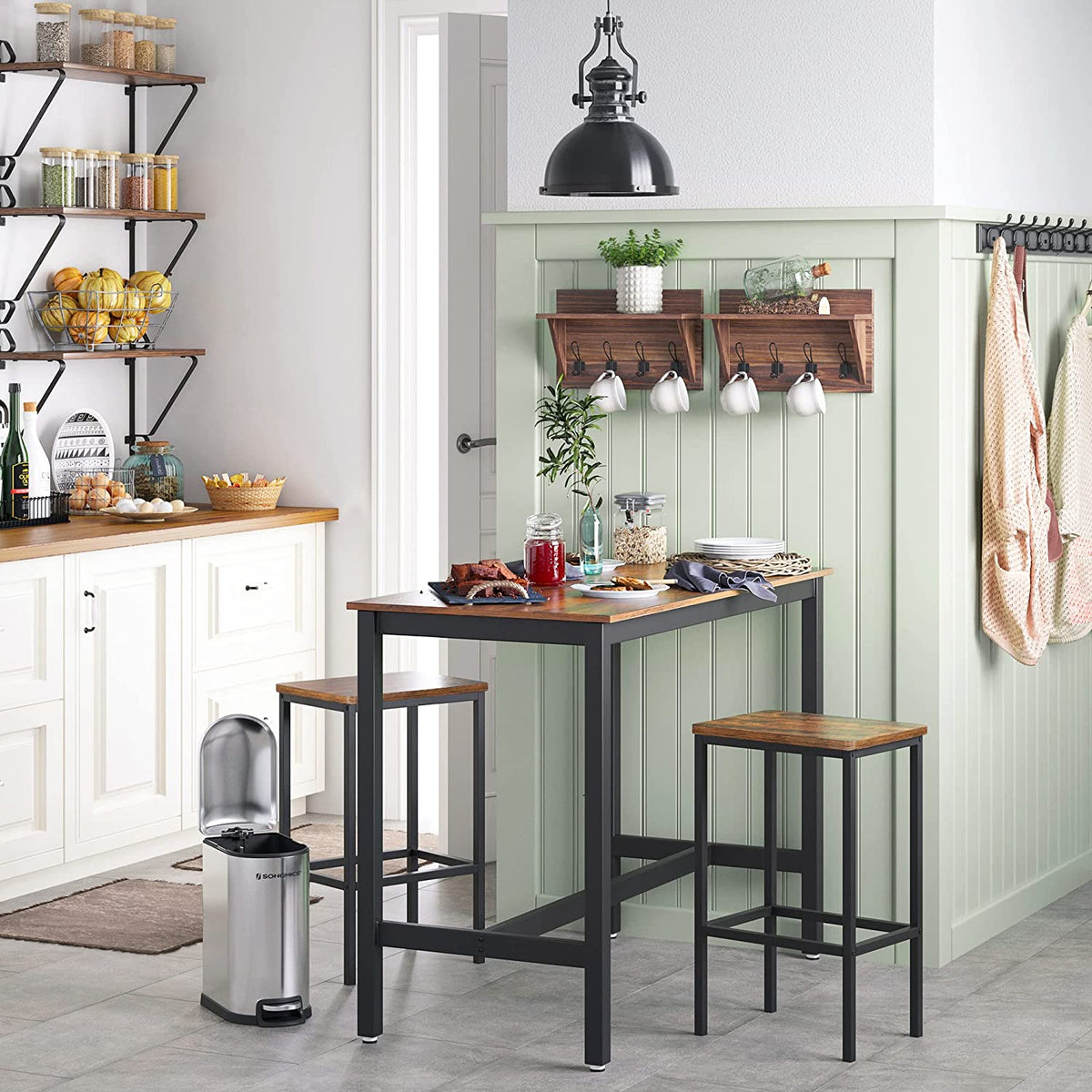 Asher Bar Stool – Brown
