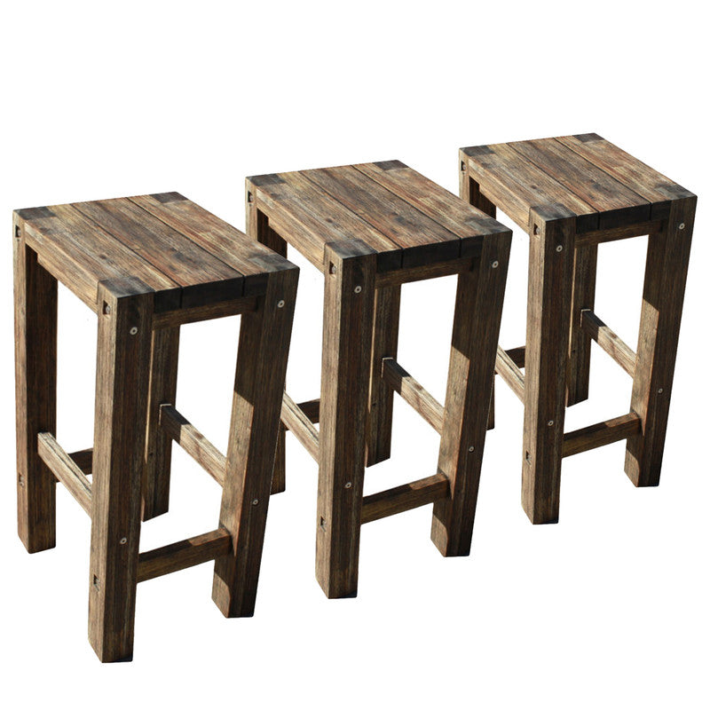 Charlton Bar Stool Set of 3 – Black
