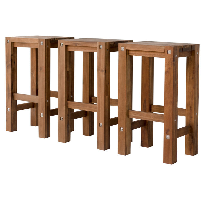 Charlton Bar Stool Set of 3 – Natural