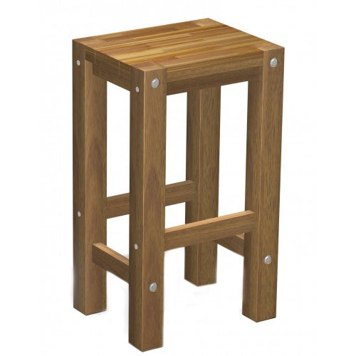 Sturdy Stool Natural oil Finish