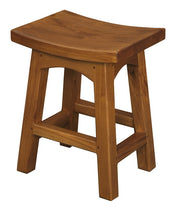 Tokyo Wooden Bar Stool – Light Pecan, 48 cm High