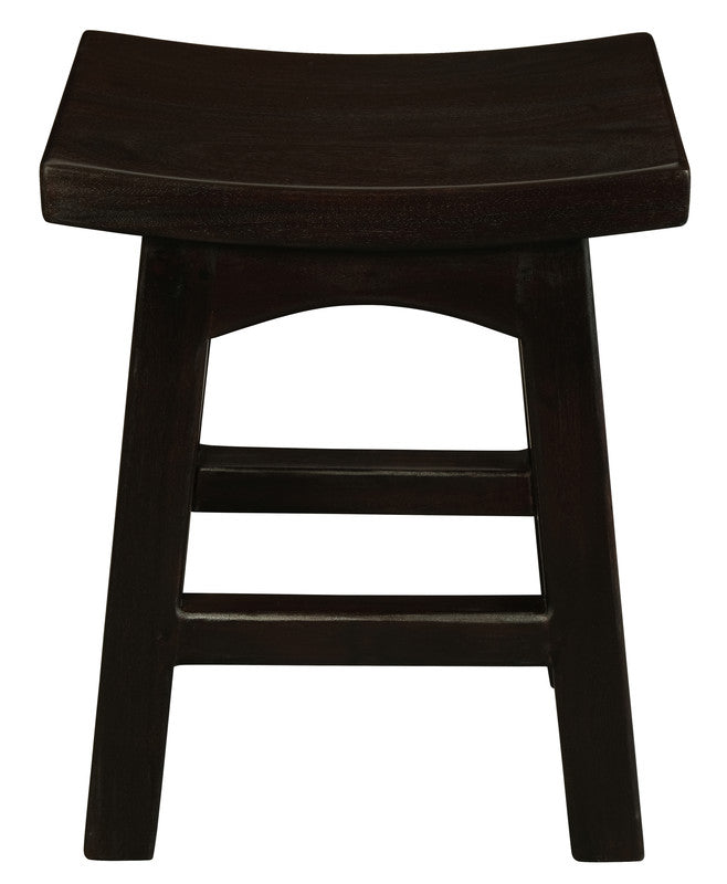 Tokyo Wooden Bar Stool – Chocolate, 48 cm High