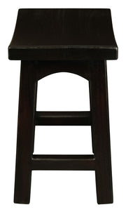 Tokyo Wooden Bar Stool – Chocolate, 48 cm High