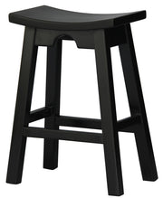Briar Wooden Bar Stool – Black