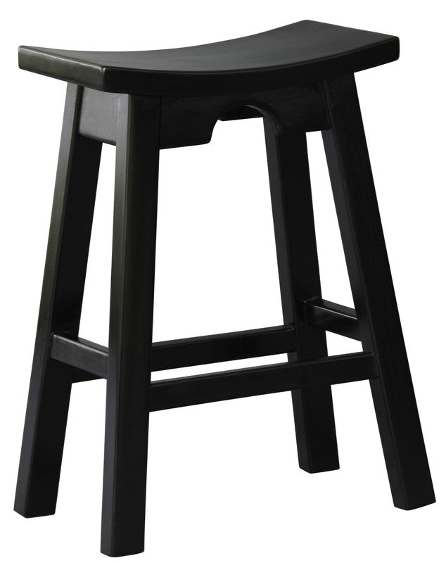 Briar Wooden Bar Stool – Black
