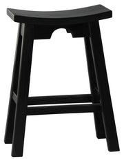 Briar Wooden Bar Stool – Black