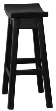 Briar Wooden Bar Stool – Black