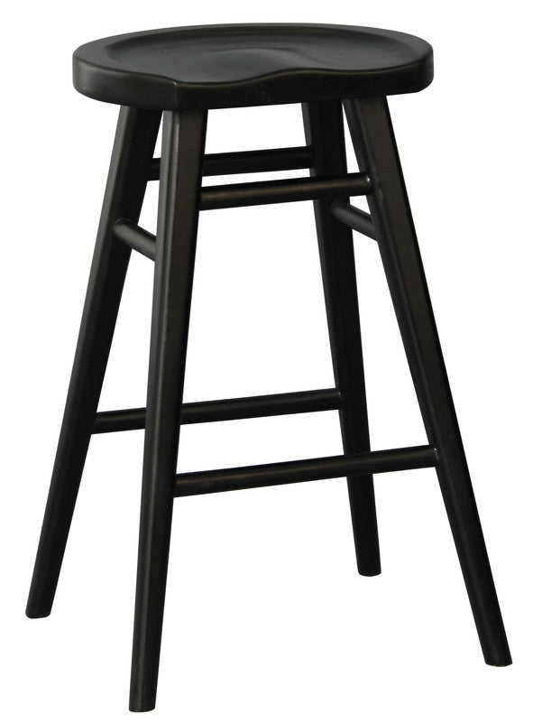 Scandinavian Bar Stool – Black