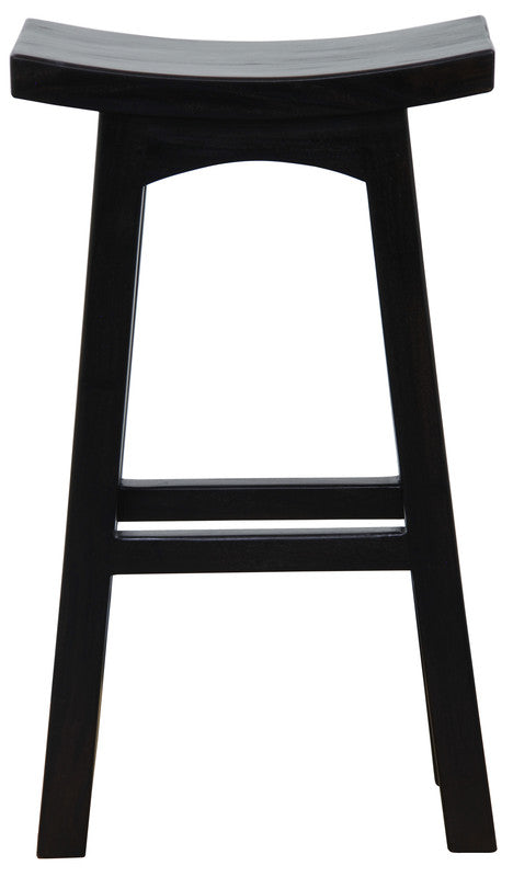 Tokyo Wooden Backless Kitchen Bar Stool – Chocolate