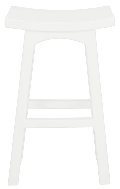 Timber Bar Stool – White