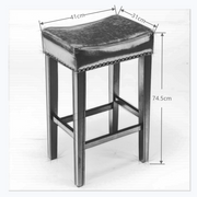 Cambridge Adjustable Backless Kitchen Bar Stool Set of 2 – Brown