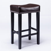 Cambridge Adjustable Backless Kitchen Bar Stool Set of 2 – Brown