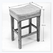 Cambridge Adjustable Backless Kitchen Bar Stool Set of 2 – Brown