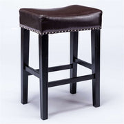 Cambridge Adjustable Backless Kitchen Bar Stool Set of 2 – Brown