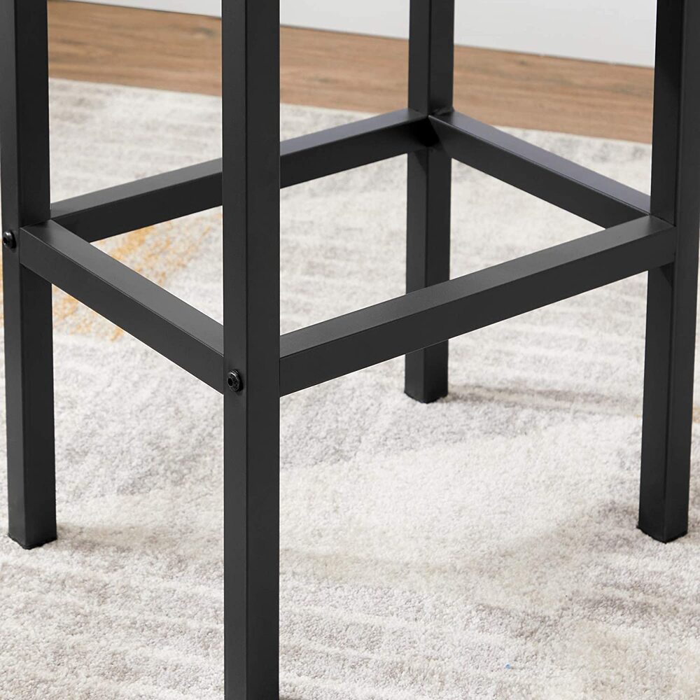 Albury Industrial Bar Stool Set of 2 – Brown