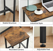 Benson Bar Table & Stool Set – Brown