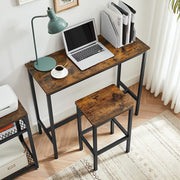 Benson Bar Table & Stool Set – Brown