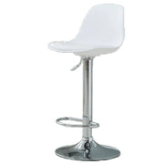 Clarion PU Leather Gas-Lift Swivel Kitchen Bar Stool – Red