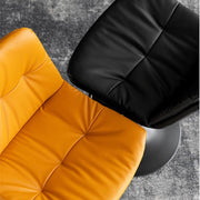 Boden PU Leather Gas-Lift Swivel Bar Stool – Black