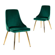 Bellamy Velvet Dining Set – Natural