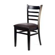 Florence Bar Stool – Chocolate Vinyl Seat